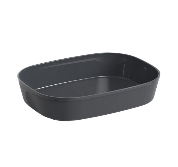 Mehrweg Menubox 1100 ml, PP schiefergrau 236 x 181 x 47 mm