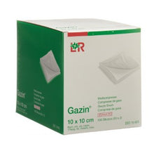 Gazin Mullkompressen 12 lagig 17fädig 10cmx10cm