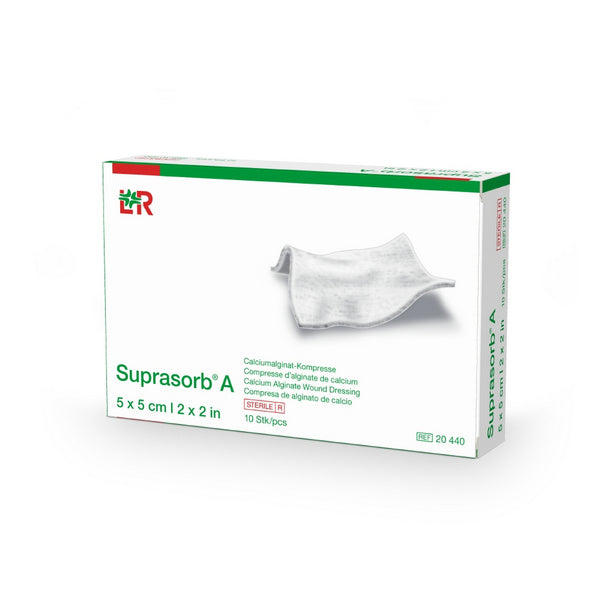 Suprasorb A Pro Ca-Alginatkompresse 5cmx5cm