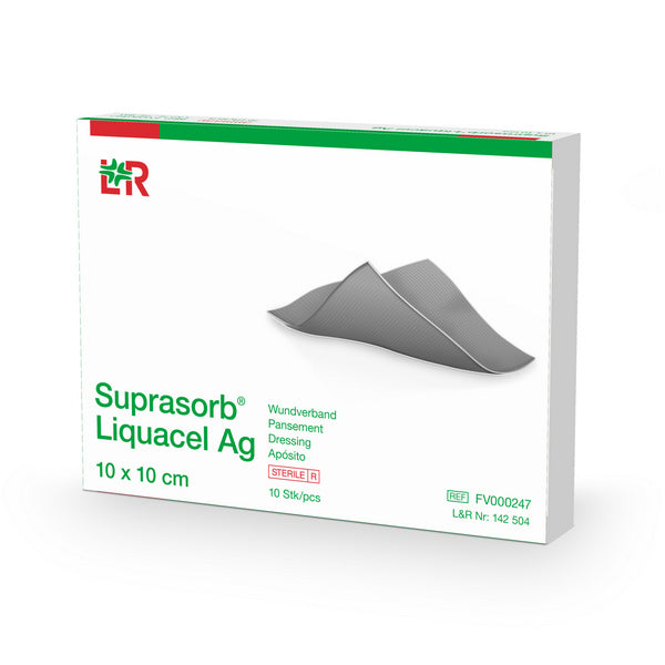 Suprasorb LiquacelAg Wunverband, Steril 5cmx5cm