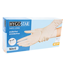 Handschuhe Nitril Extra Safe Long weiss 30cm Gr. M