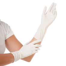 Handschuhe Nitril Extra Safe Long weiss 30cm Gr. L