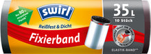 Einlagebeutel 35lt mit elastischem Zugband, grau 65x64cm