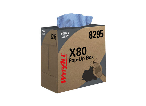 Wischtuch Wypall X80 Zupfbox blau 42.7x21.2 cm