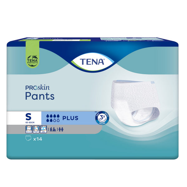 TENA Pants Plus ProSkin small,blau 4x14Stk.