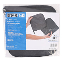 Topflappen Flamstar Canvas schwarz 19.5 x 19.5 cm