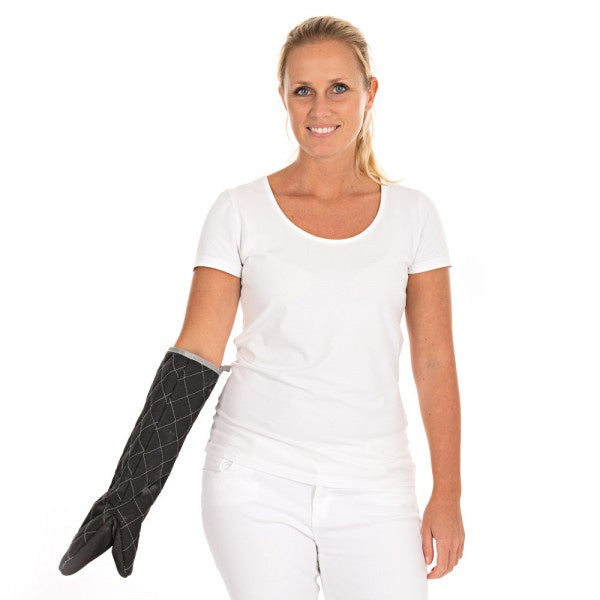 Hitzeschutzhandschuh Flamstar Canvas schwarz 44 cm