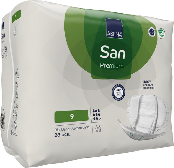 ABENA San 9 anatomische Einlage grün