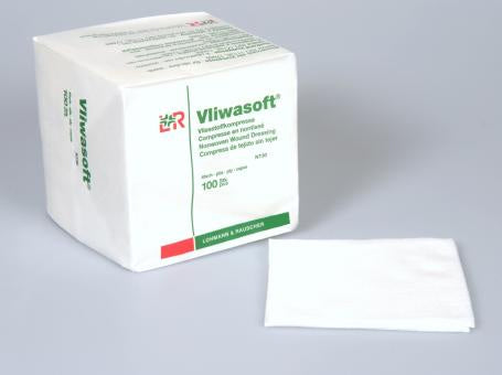 Vliwasoft Unsteril Vliesstoffkompressen 10cmx10cm