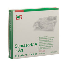 Suprasorb A+Ag Pro Calziumalginat-Kompr 10cmx10cm