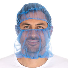 Astrohaube Balaclava Micromesh Nylon blau Kombination: Haube