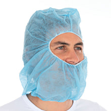 Astrohaube Balaclava Eco PP - Vlies blau Kombination: Haube