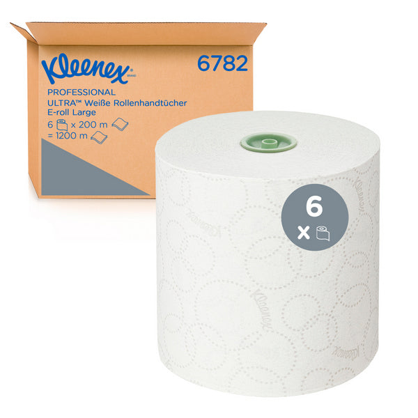 ICON Rollenhandtuch Kleenex Ultra 2-lg. weiss 19,1cm x 200m