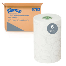 ICON Rollenhandtuch Kleenex Ultra 2-lg. Slimroll, weiss 19,1cm x