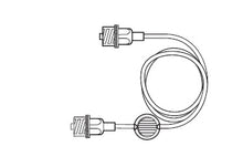 CADD gelbgestreiftes Verlängerung mit Anschluss (M/M) 0,2 µ-Luftf