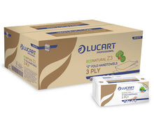 Handtuch Z-Falz Z3 Eco Natural, 3-lagig nature, Recycling 23x23,5