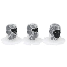 Astrohaube Micromesh Nylon mit Cape weiss Kombination: Haube