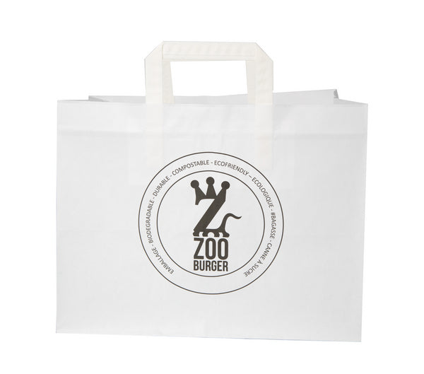 Papiertragtasche "Zoo Burger"