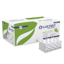 Handtuch V-Falz Eco V 2.23, 2-lagig weiss, Recycling 21x22,5cm