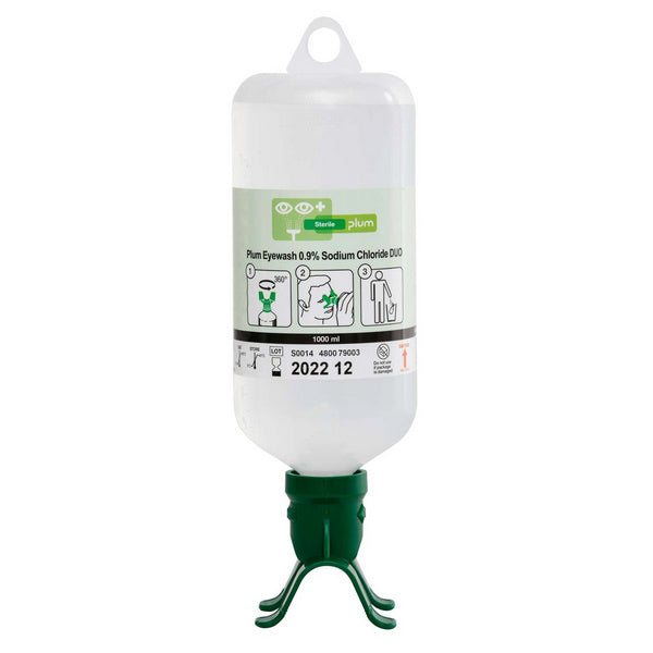 Plum Augenspülung 0.9% NaCl grün Duo