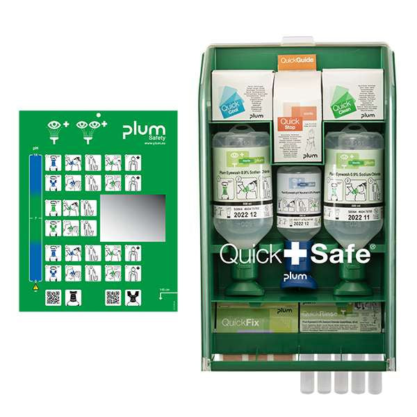 Plum QuickSafe First Aid Station Complete Wandspender