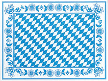 Dunicel Tischsets Bayernraute 30 x 40 cm