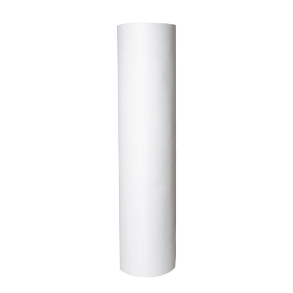 Supersoft Rolle Polyester/Viskose weiss 140cm x 100lfm
