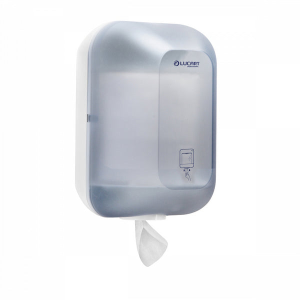 L-ONE MAXI Spender für Putztuchrollen weiss/transparent 360x245x2