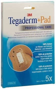 3M Tegaderm +PAD Verband Transparent 9 x 15 cm