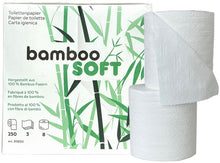 WC-Papier Bamboo 100% Bambus Zellst. weiss 3-lagig, 250 Blatt