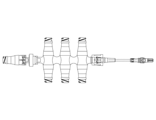Extension-Set Smallboere 6 Ports Clave
