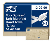 Handtuch Interfold Tork Advanced natur H2 21,3x24cm, 2-lagig