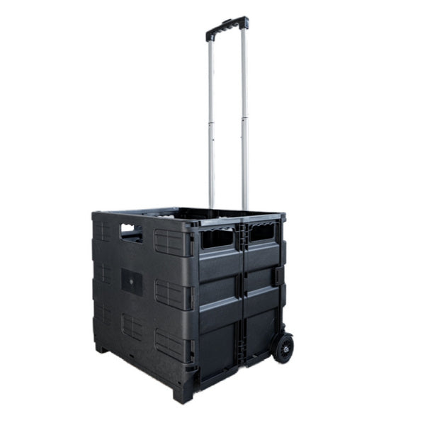 Faltbare Trolleybox Caddy schwarz 43x38x41cm / 45l