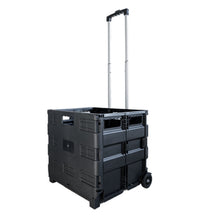 Faltbare Trolleybox Caddy schwarz 43x38x41cm / 45l