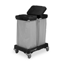 CRS Wäsche/Abfall- wagen klein grau/schwarz