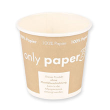 Kartonbecher 1dl Only Paper braun Ø 62.5 mm
