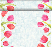 Dunicel Tischläufer Tête-à-Tête Painted Tulips 40 cm x 24 m