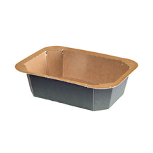 Forum Karton Schale 785 ml schwarz / braun 187 x 137 x 50 mm