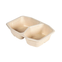 HMR Fibre Schale 2-geteilt, 400/500ml natur 215 x 148 x 50 mm