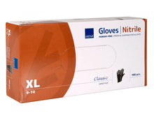 Nitrilhandschuhe Classic XL schwarz, unsteril puderfrei, 240mm