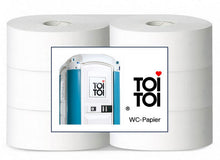 WC-Papier TOI TOI AG rec. 2-lg. geprägt weiss,Kern 5cm,200m 9,8x1