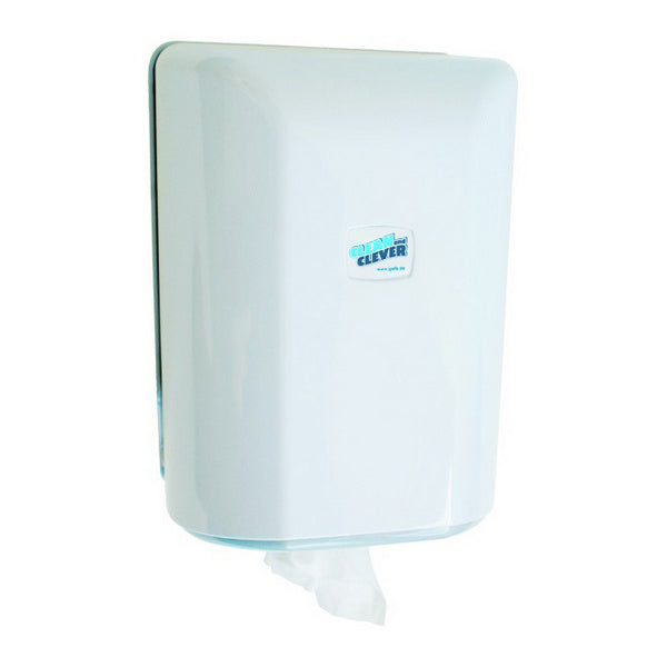 SMA406 Papierwisch- tuchspender Midi Weiss Innenabrollung
