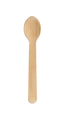Mini Löffel Holz FSC® 100% birch wood braun, gewachst 9 cm
