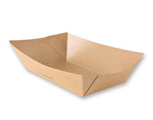 Kartonschale 1200ml PLA Beschichtung braun 224 x 145 x 58 mm