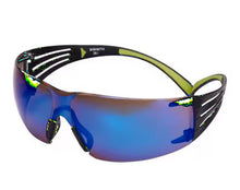 Schutzbrille SecureFit, 400 Anti-Fog-Beschicht. Blau Verspiegelt