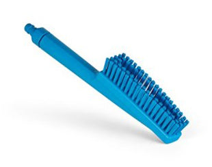 Handbürste mit wasserdurchlauf hart blau 330 mm