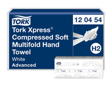 Handtuch Interfold Tork Advanced weiss H2 komprimiert 21,2x32cm,