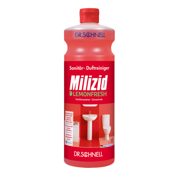 MILIZID LEMONFRESH Sanitärreiniger/ Kalklöser 12 x 1 Liter