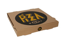 Pizzakarton Modell Francia Kraft "Pizza Taxi" braun, 30x30x4 cm