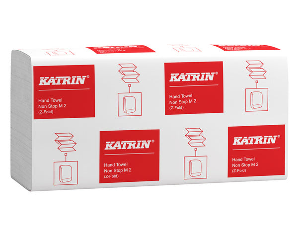 Handtuch Katrin Non Stop M weiss, 2-lagig 20,3x24cm, Z-Falz